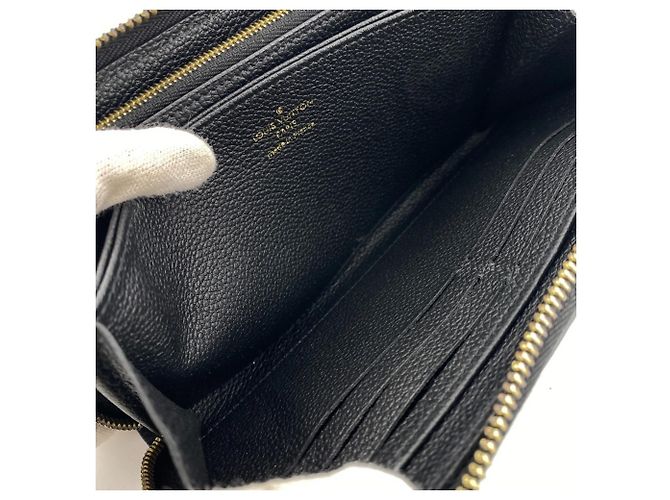 Cartera Zippy Louis Vuitton M80481 Negro Beige - vista 9