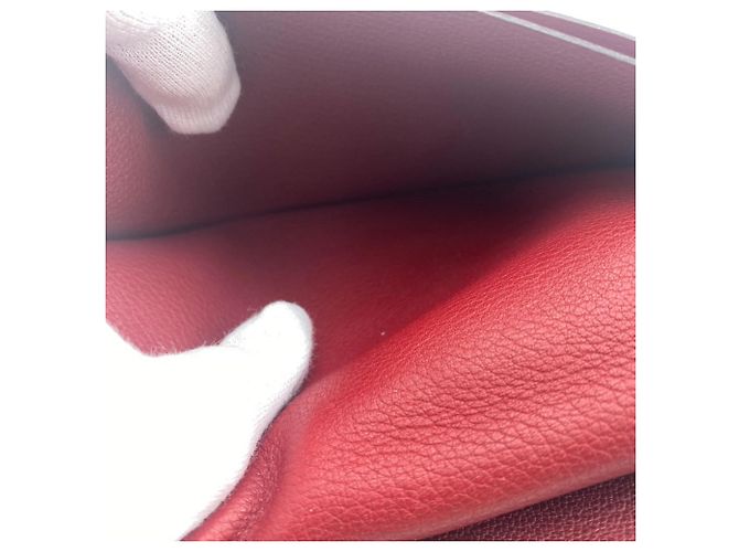 Hermès Hermes MC2 Fleming Bifold Long Wallet Red - view 10