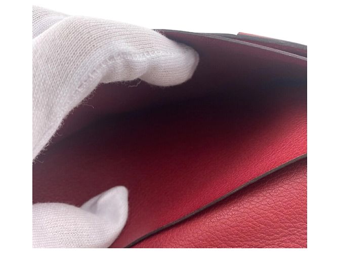 Hermès Hermes MC2 Fleming Bifold Long Wallet Red - view 11