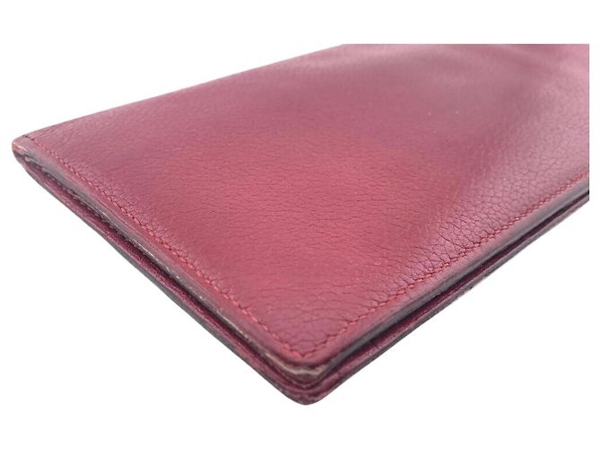Hermès Hermes MC2 Fleming Bifold Long Wallet Red - view 3