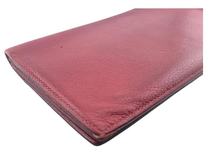Hermès Hermes MC2 Fleming Bifold Long Wallet Red - view 5