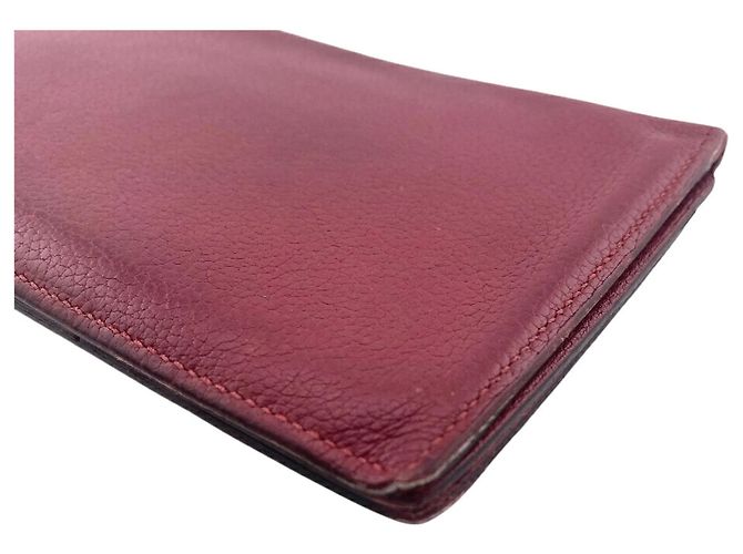 Hermès Hermes MC2 Fleming Bifold Long Wallet Red - view 6