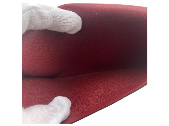 Hermès Hermes MC2 Fleming Bifold Long Wallet Red - view 9