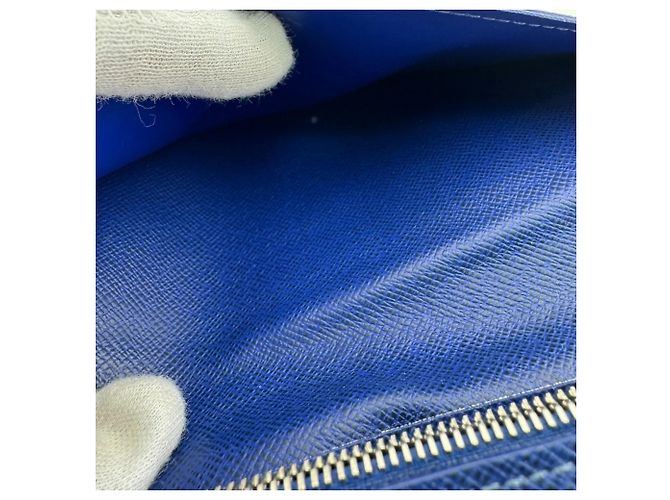 Cartera Larga Brazza Taiga Rama de Louis Vuitton Azul - vista 12