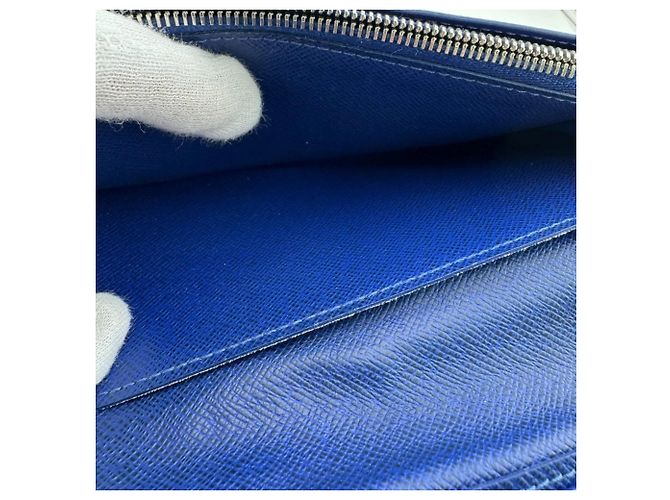 Cartera Larga Brazza Taiga Rama de Louis Vuitton Azul - vista 14