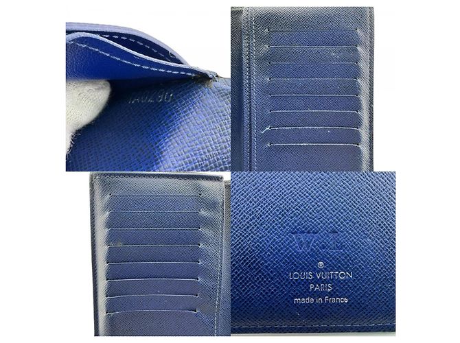 Cartera Larga Brazza Taiga Rama de Louis Vuitton Azul - vista 16