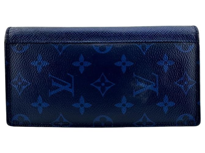 Cartera Larga Brazza Taiga Rama de Louis Vuitton Azul - vista 2