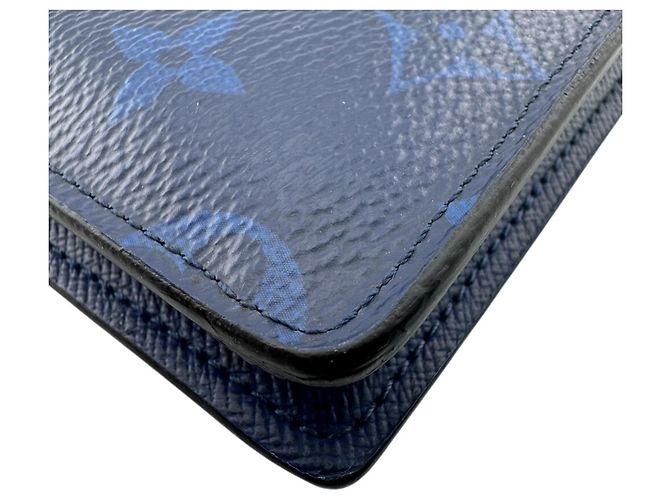 Cartera Larga Brazza Taiga Rama de Louis Vuitton Azul - vista 5