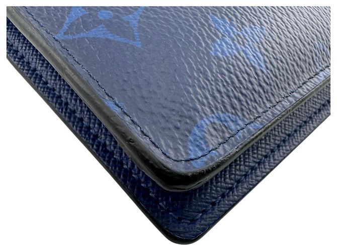 Cartera Larga Brazza Taiga Rama de Louis Vuitton Azul - vista 6
