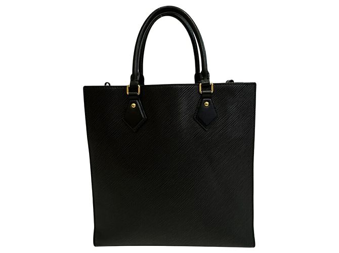 Louis Vuitton M58658 Sac Plat PM Tote Bag Black - view 2