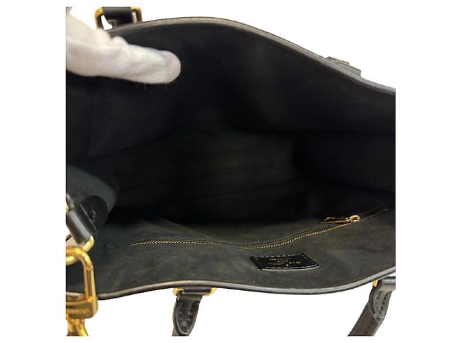Louis Vuitton M58658 Sac Plat PM Tote Bag Black - view 7