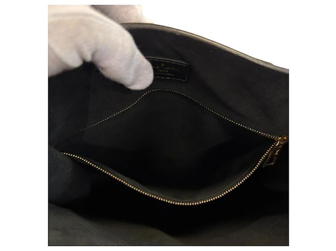 Louis Vuitton M58658 Sac Plat PM Tote Bag Black - view 8
