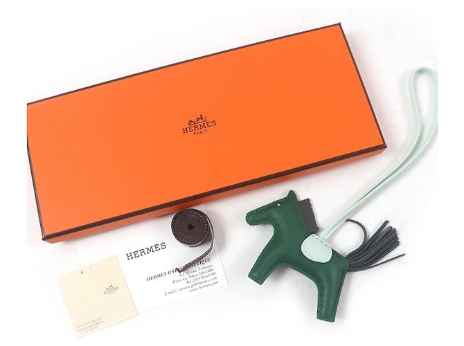 Hermès Rodeo Charm Anyo Miro Grün - Ansicht 2