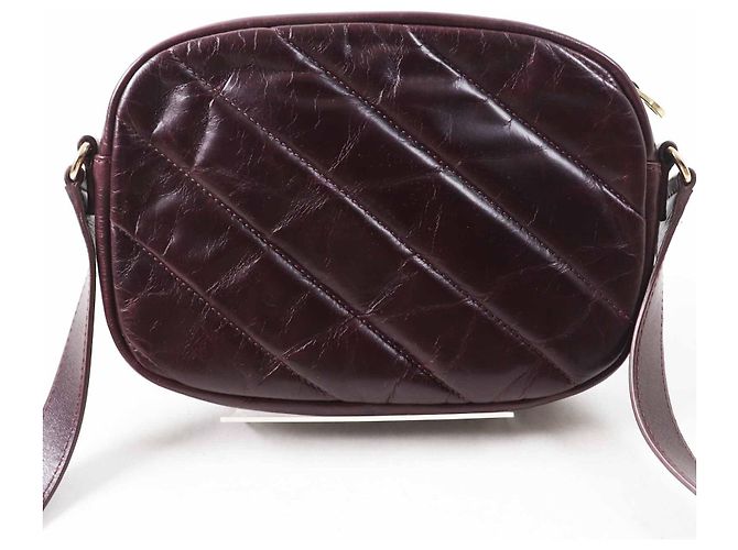Apc Borsa a Spalla in Pelle Trapuntata A.P.C. Marrone Bordò - vista 4