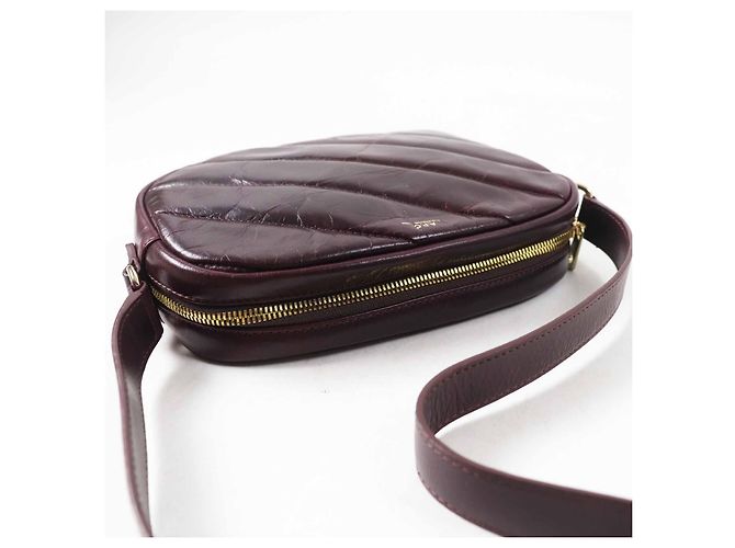 Apc Borsa a Spalla in Pelle Trapuntata A.P.C. Marrone Bordò - vista 6