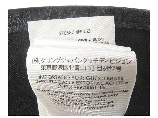 Gucci GG Canvas Polyester Cotton Bucket Hat Schwarz - Ansicht 10