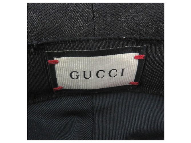 Gucci GG Canvas Polyester Cotton Bucket Hat Schwarz - Ansicht 6