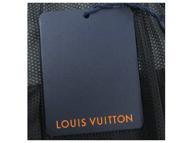 Blusón Louis Vuitton Embellecido con Gráfico LV Hockey en Poliéster Nylon Algodón Gris - vista 12