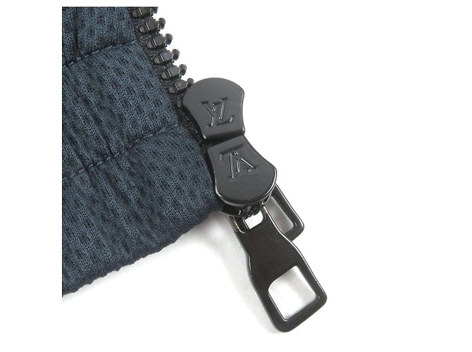 Blusón Louis Vuitton Embellecido con Gráfico LV Hockey en Poliéster Nylon Algodón Gris - vista 6