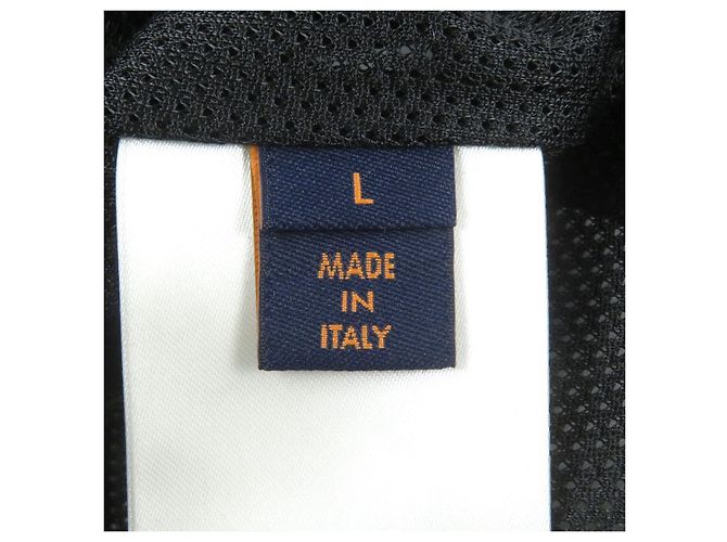 Blusón Louis Vuitton Embellecido con Gráfico LV Hockey en Poliéster Nylon Algodón Gris - vista 8
