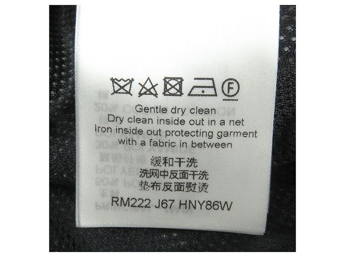 Blusón Louis Vuitton Embellecido con Gráfico LV Hockey en Poliéster Nylon Algodón Gris - vista 9
