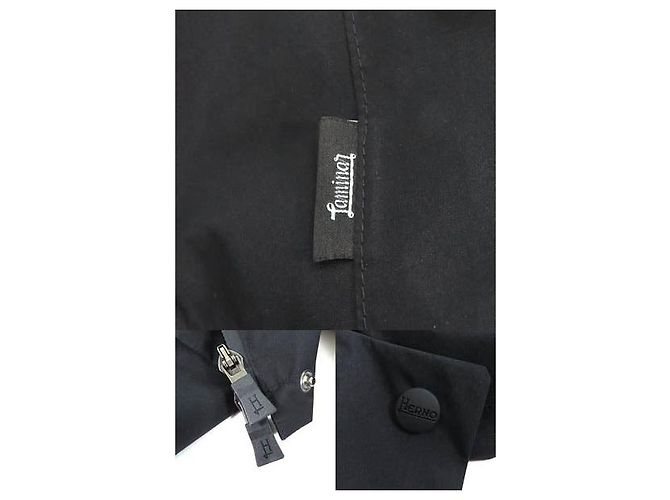 Autre Marque Abrigo de nylon 3WAY GORE-TEX Herno Laminar Negro - vista 6