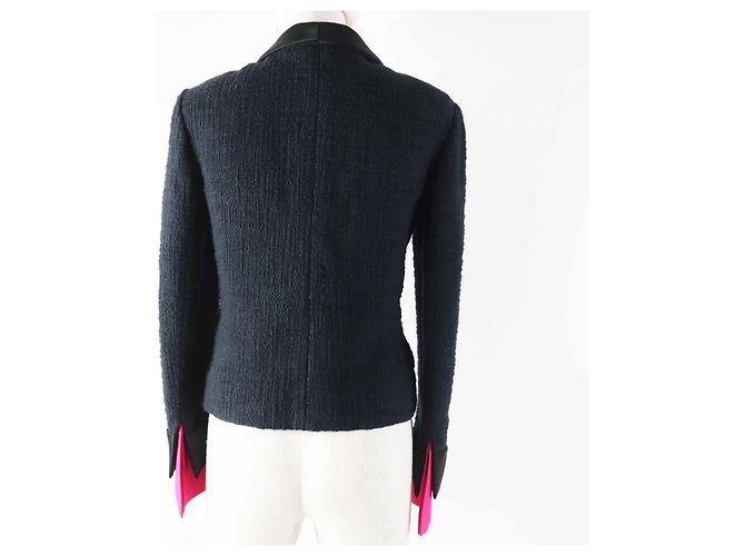 Timeless Chaqueta de algodón y seda con botones Gripoa de Chanel Castaño Negro - vista 4