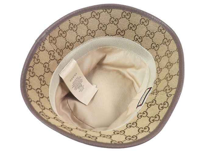Gucci GG Canvas Bucket Hat Beige - Ansicht 4