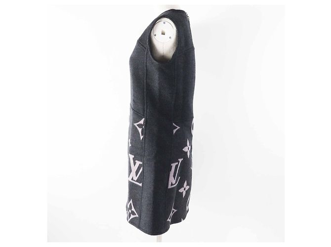 Wollkleid Louis Vuitton Grau - Ansicht 3