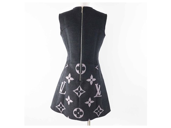 Wollkleid Louis Vuitton Grau - Ansicht 4