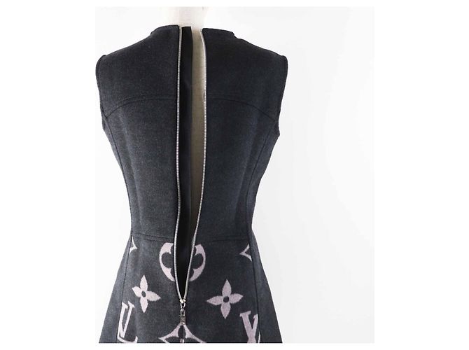 Wollkleid Louis Vuitton Grau - Ansicht 5
