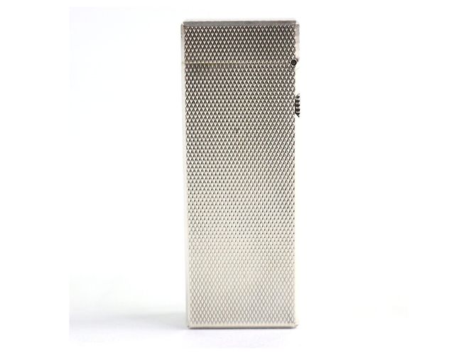 Alfred Dunhill Briquet à motif intégral Dunhill Argenté - vue 3
