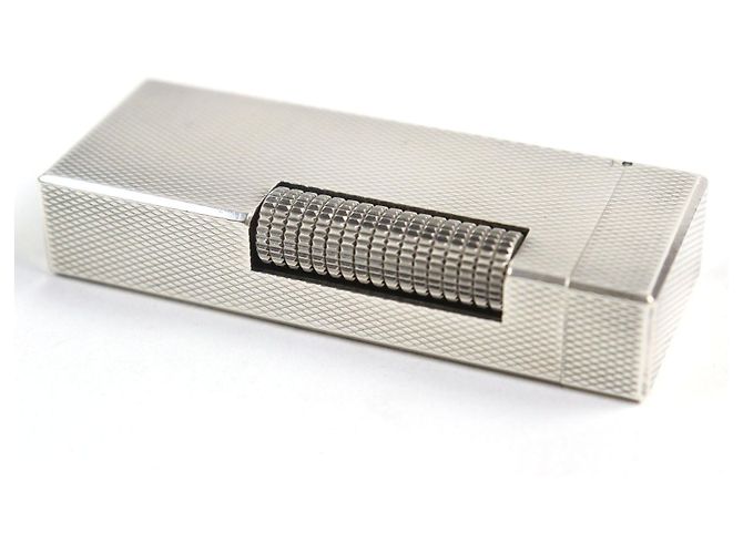 Alfred Dunhill Briquet à motif intégral Dunhill Argenté - vue 4