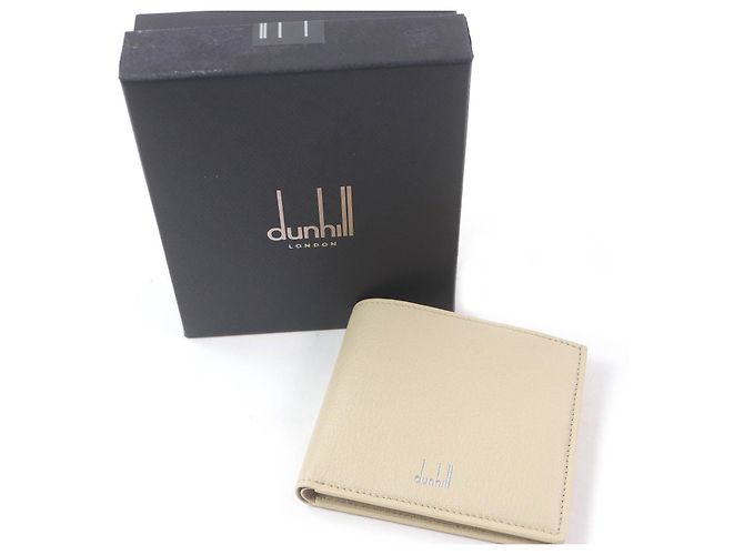 Alfred Dunhill Billetera de cuero Dunhill Duke Billfold Beige - vista 2