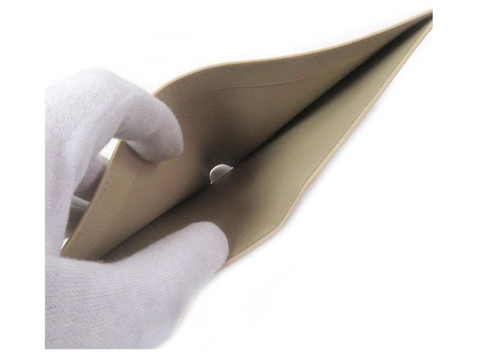 Alfred Dunhill Billetera de cuero Dunhill Duke Billfold Beige - vista 7