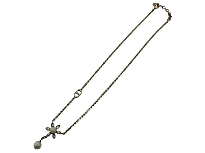 Collana con motivo floreale Dior in Fiore di Christian Dior D'oro - vista 2