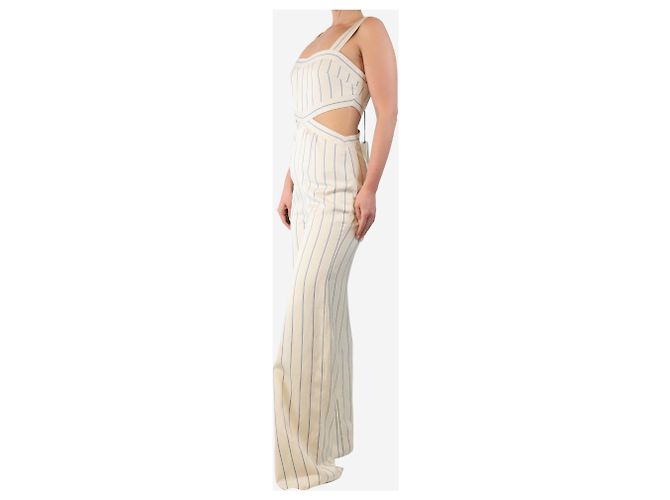 Alexis Jumpsuit a righe crema Lipton - taglia M - vista 3