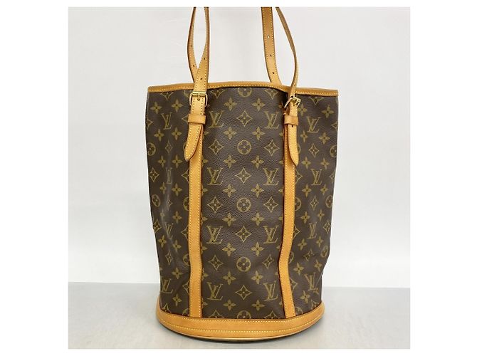 Borsa Tote Monogram Bucket GM di Louis Vuitton Marrone - vista 13