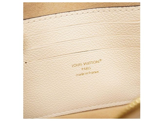 Portafoglio Louis Vuitton Monogram Empreinte con Catena Ivy Crudo - vista 5