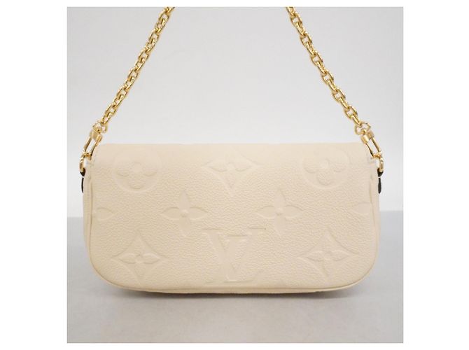 Portafoglio Louis Vuitton Monogram Empreinte con Catena Ivy Crudo - vista 8