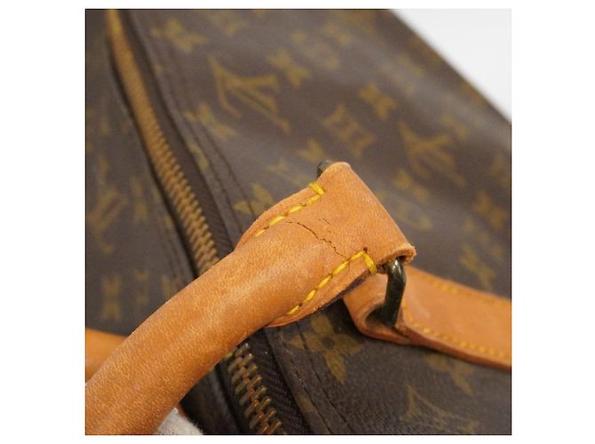 Borsa Boston Louis Vuitton Monogram Keepall Bandoulière 60 Marrone - vista 11