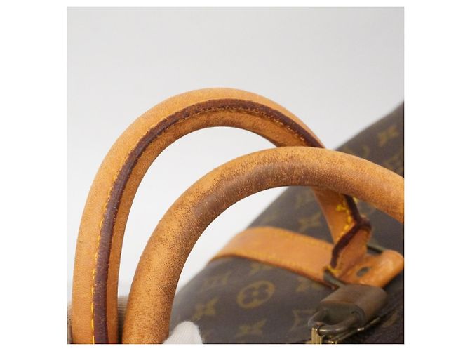 Borsa Boston Louis Vuitton Monogram Keepall Bandoulière 60 Marrone - vista 15