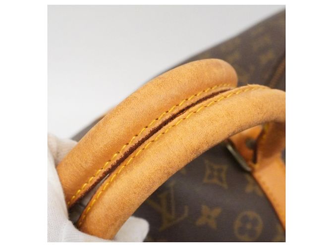 Borsa Boston Louis Vuitton Monogram Keepall Bandoulière 60 Marrone - vista 19