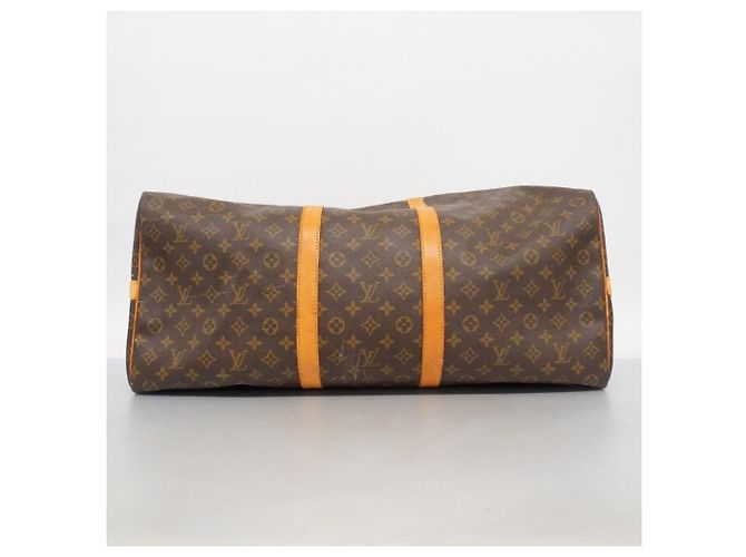 Borsa Boston Louis Vuitton Monogram Keepall Bandoulière 60 Marrone - vista 3