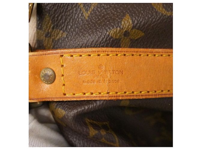 Borsa Boston Louis Vuitton Monogram Keepall Bandoulière 60 Marrone - vista 5