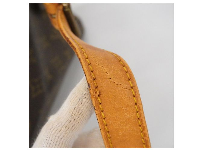 Borsa Boston Louis Vuitton Monogram Keepall Bandoulière 60 Marrone - vista 9