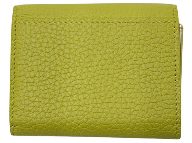 Capucines Damen Dreifach-Brieftasche von Louis Vuitton Gelb - Ansicht 2