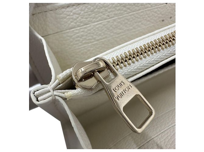 Sarah Cartera Larga Monogram Empreinte Louis Vuitton Blanco - vista 11