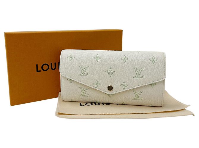 Sarah Cartera Larga Monogram Empreinte Louis Vuitton Blanco - vista 13