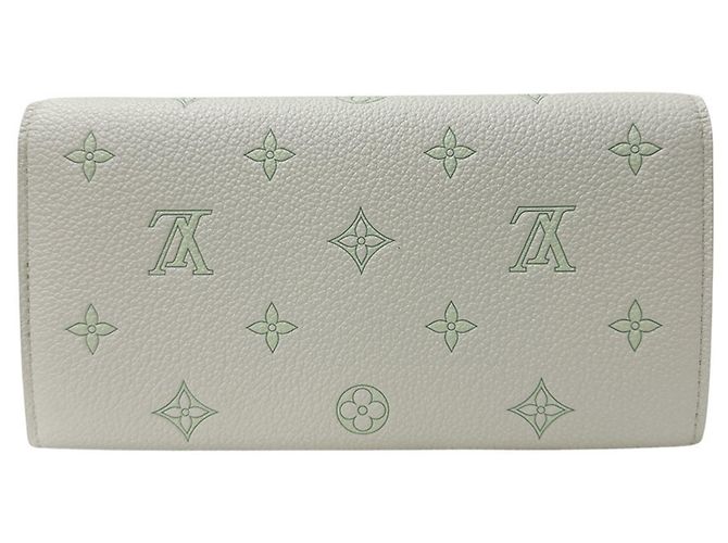 Sarah Cartera Larga Monogram Empreinte Louis Vuitton Blanco - vista 2